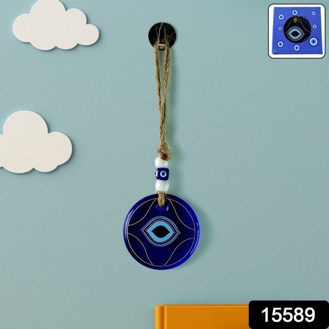 Traditional Evil Eye Wind Chime for Home Protection