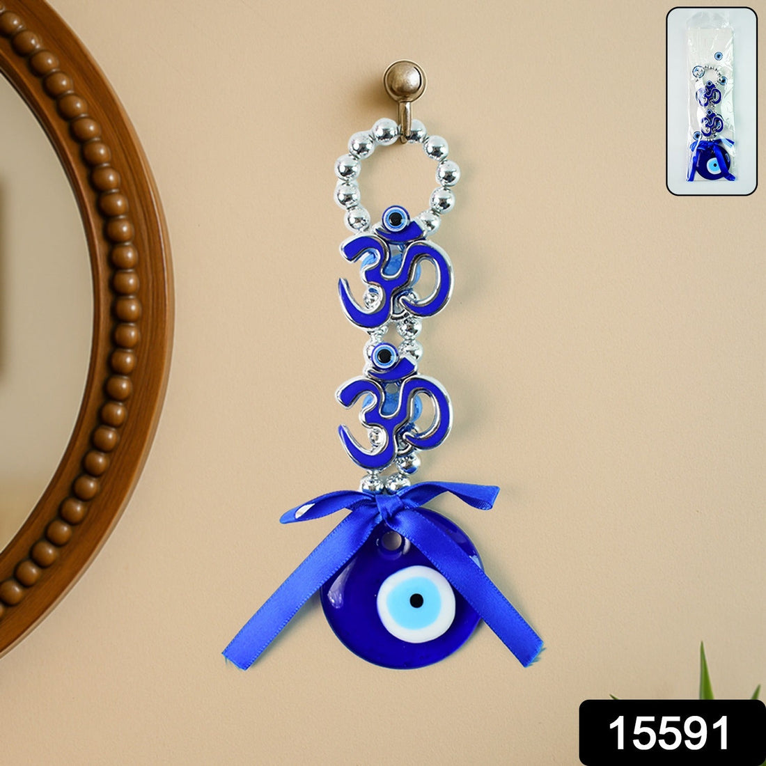 Decorative Double OM Symbol Evil Eye Hanging
