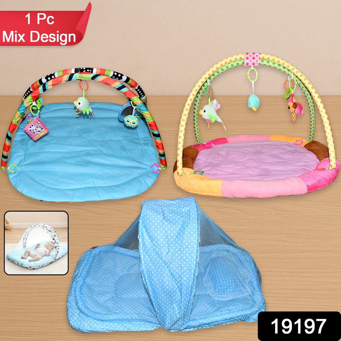 Multi-Functional Baby Gym for Play and Sleep