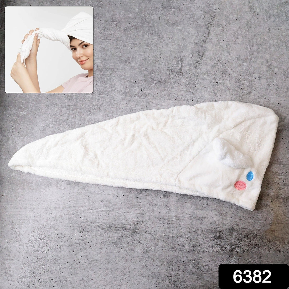 Premium Soft Microfiber Hair Drying Towel