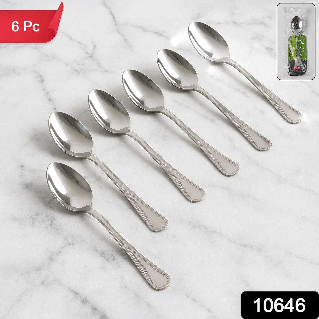 Supermom Stainless Steel Dining Spoons (6 Pc / Set)