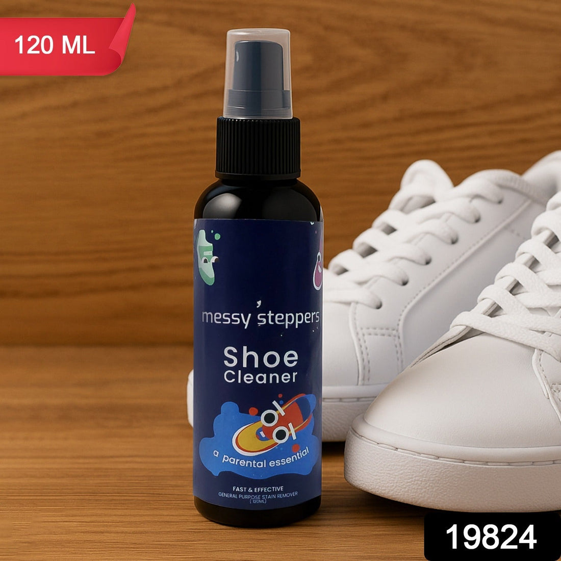 Messy Steppers Shoe Cleaner Spray - (120Ml / 1 Pc)