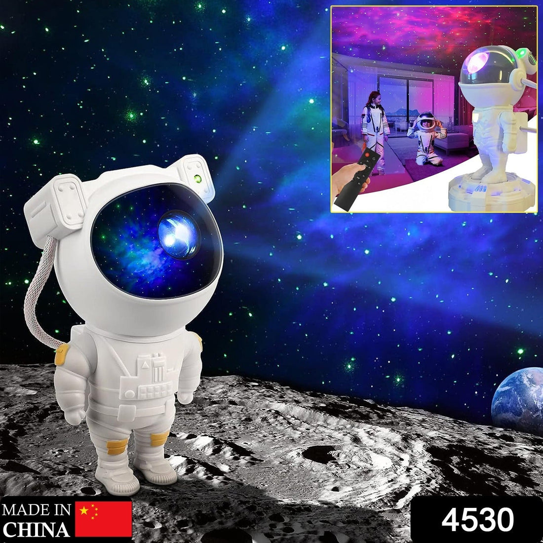 Galaxy projector with starry sky effect, for bedroom
