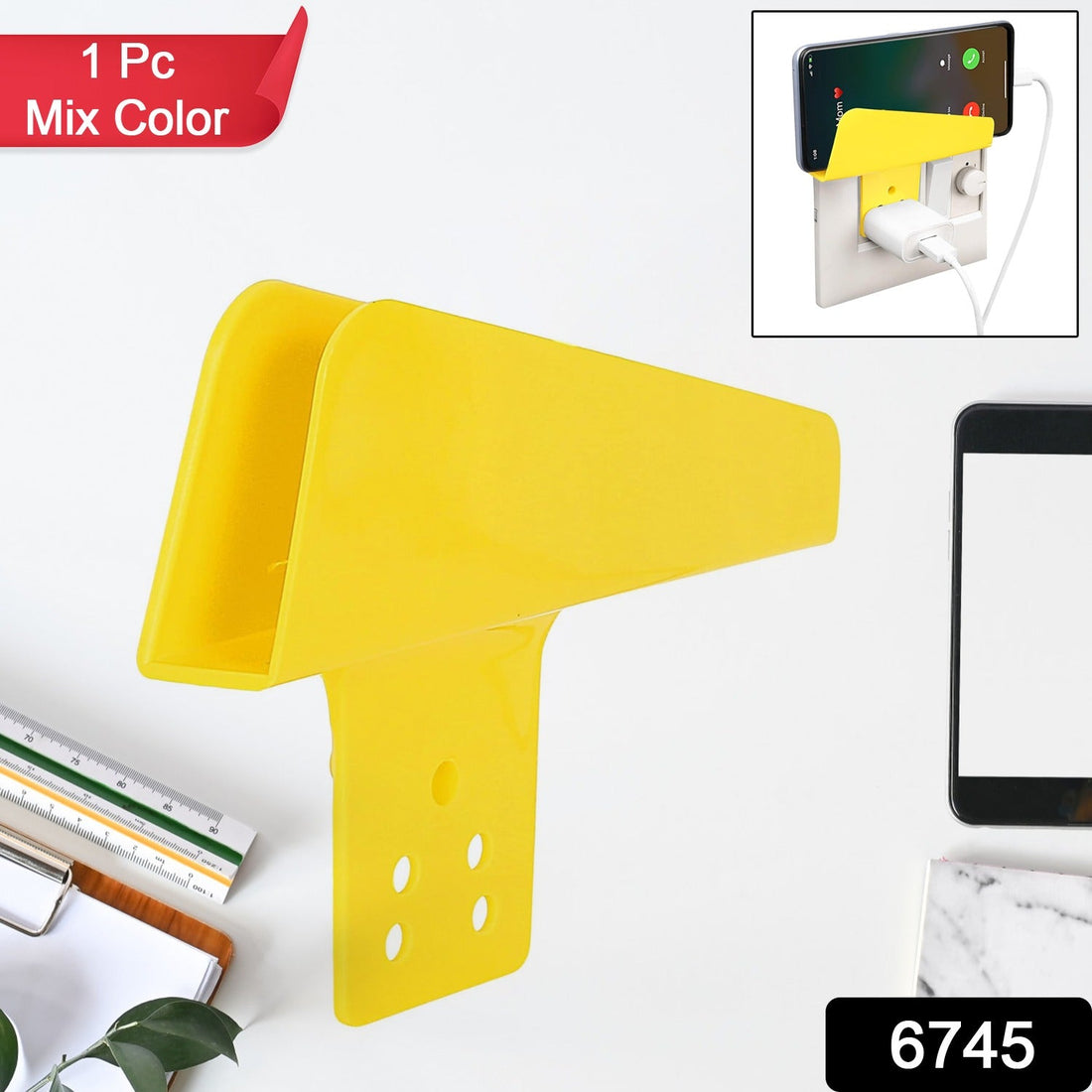Plastic Secure Mobile Phone Charging Stand Holder 