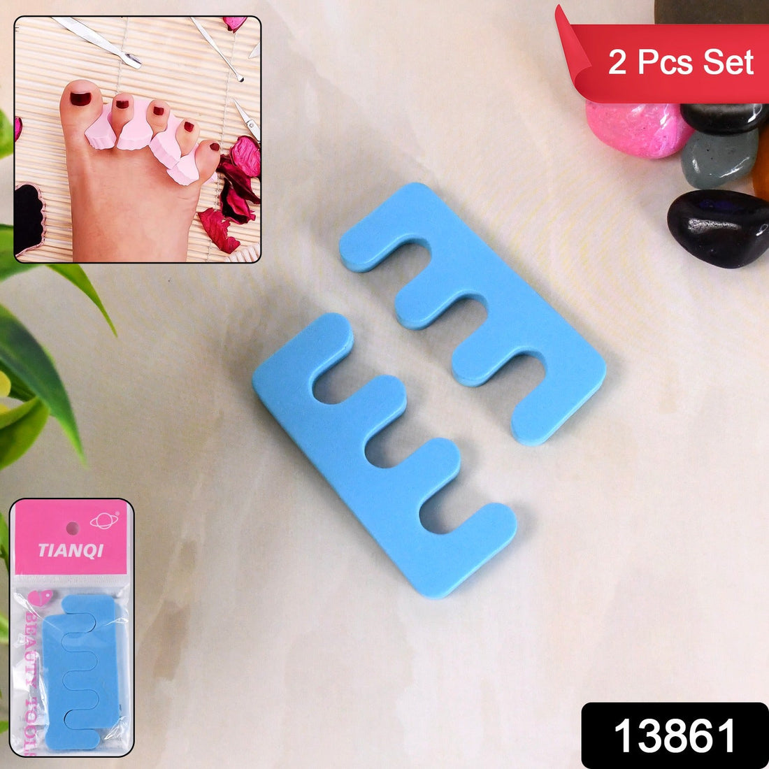 Toe Separators, Toe Spacers Sponge Toe Stretcher Pedicures (1 Pair)