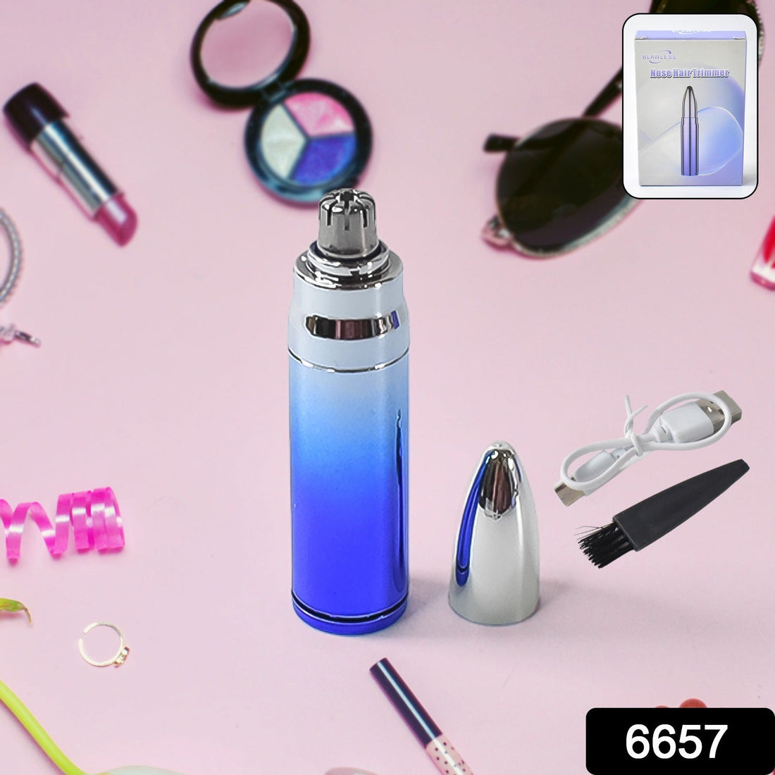 Nose Hair Trimmer for Men & Women, Electric Nose Ear Eyebrow Hair Clipper (1 Pc), Hair accessories