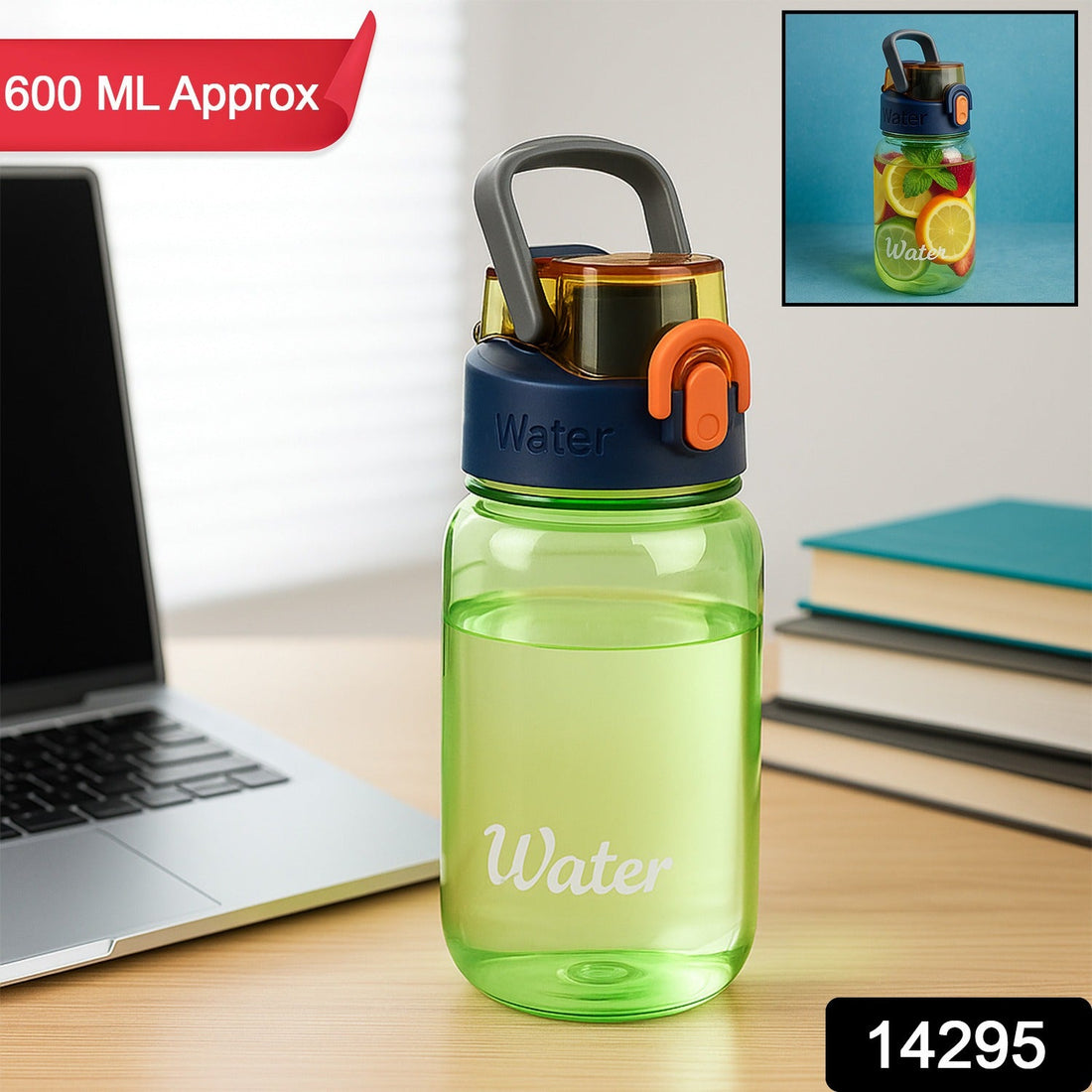 Infuse Mate Green Water Bottle