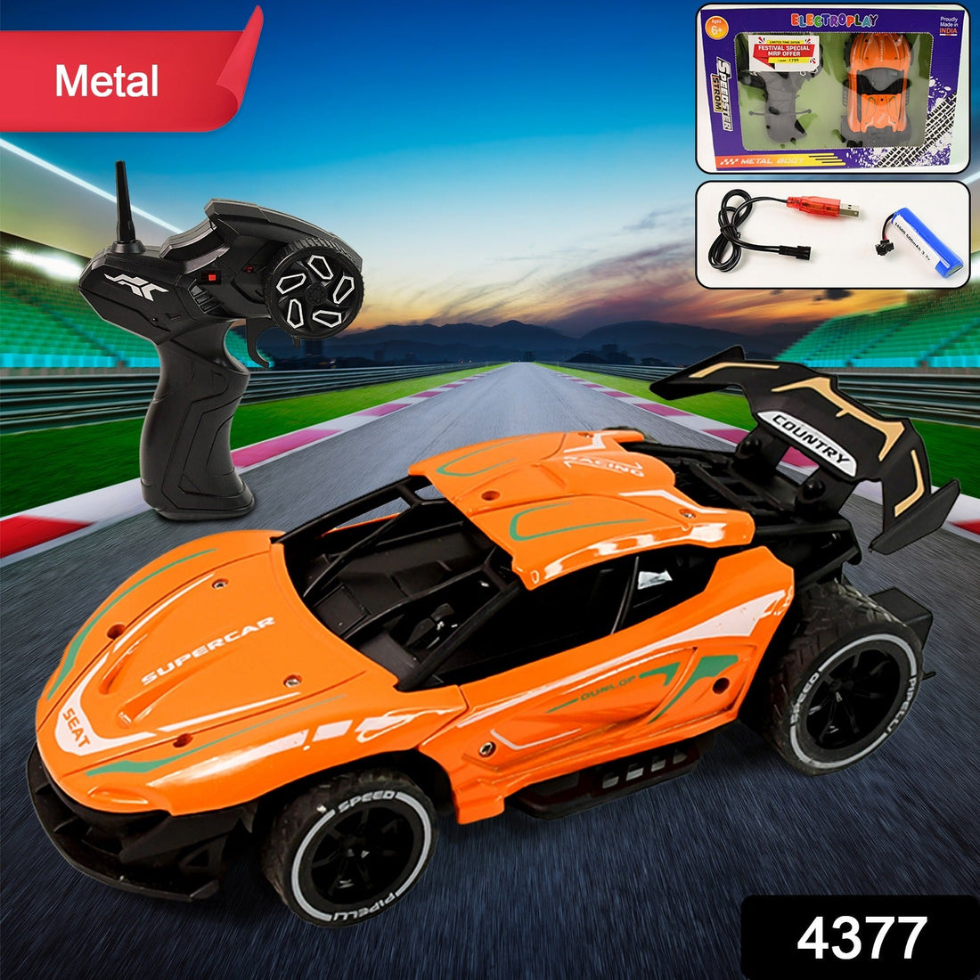 Steel Rush Remote Racing Car