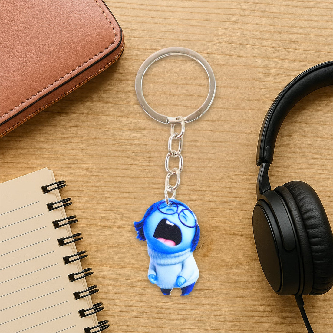 Cute Cartoon Character Girl Keychain For Kids, Bags & Stationery