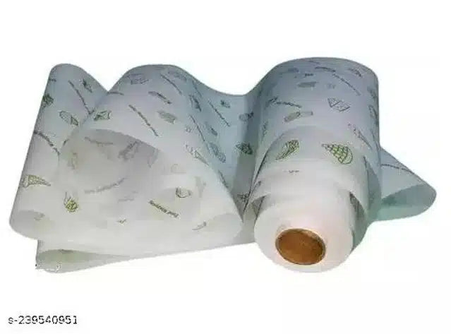 Food Wrapping Butter Paper Roll (Pack of 2, 25 m)