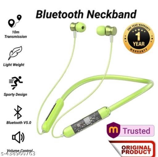 Wireless Bluetooth Neckband (Multicolor)