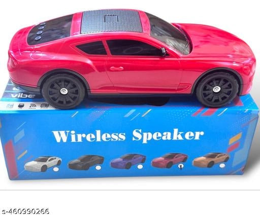 Portable Wireless Car Bluetooth Speaker (Red)