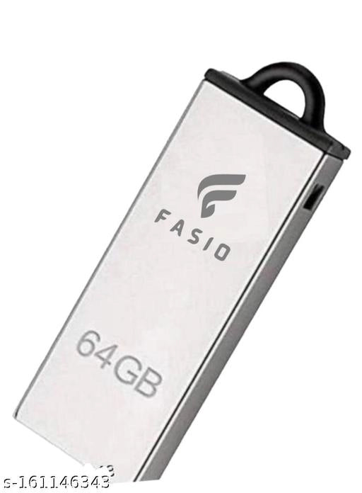 64 Gb Pendrive With Mini Portable Wireless Bluetooth Premium Speaker (Silver)