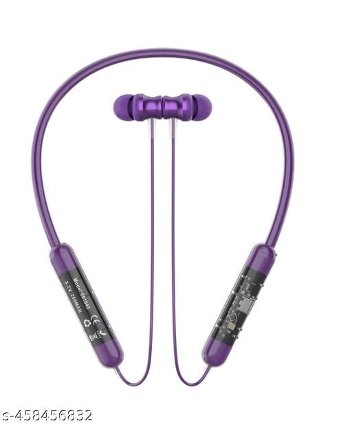 Wireless Bluetooth Neckband (Purple)