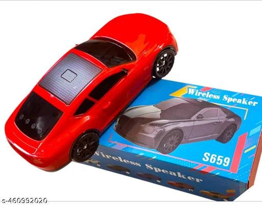 Portable Wireless Car Bluetooth Speaker (Red)