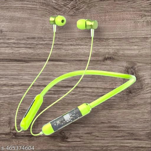 Wireless Bluetooth Neckband (Green)