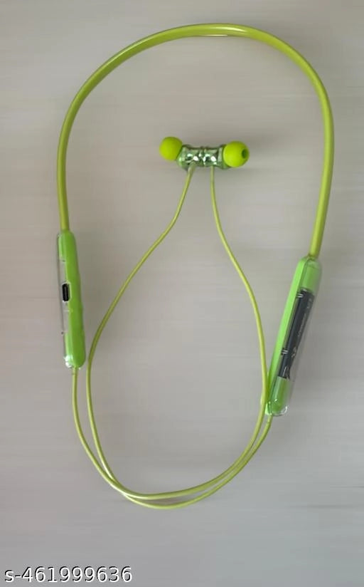Wireless Bluetooth Neckband (Green)