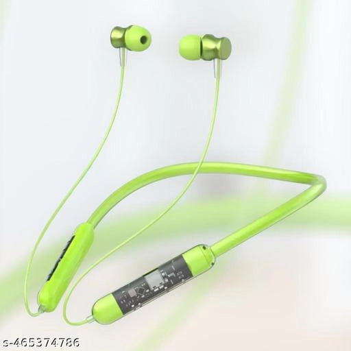Wireless Bluetooth Neckband (Green)