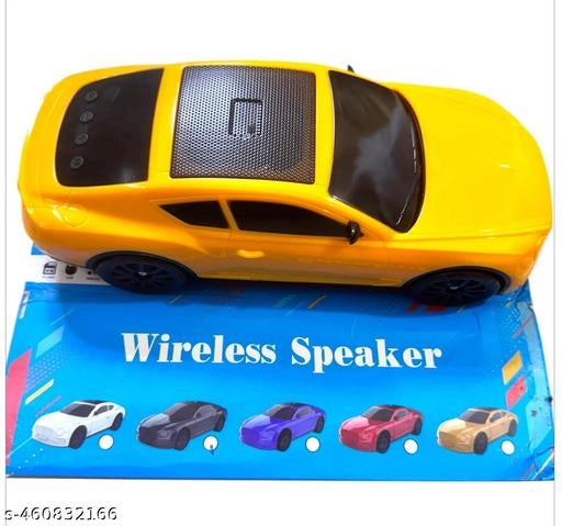 Portable Wireless Car Bluetooth Speaker (Yellow)