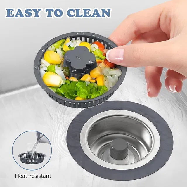3-in-1 Sink Drain Strainer