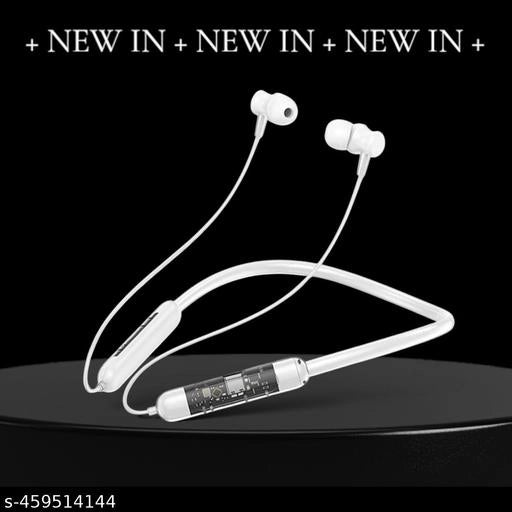 Wireless Bluetooth Neckband (White)