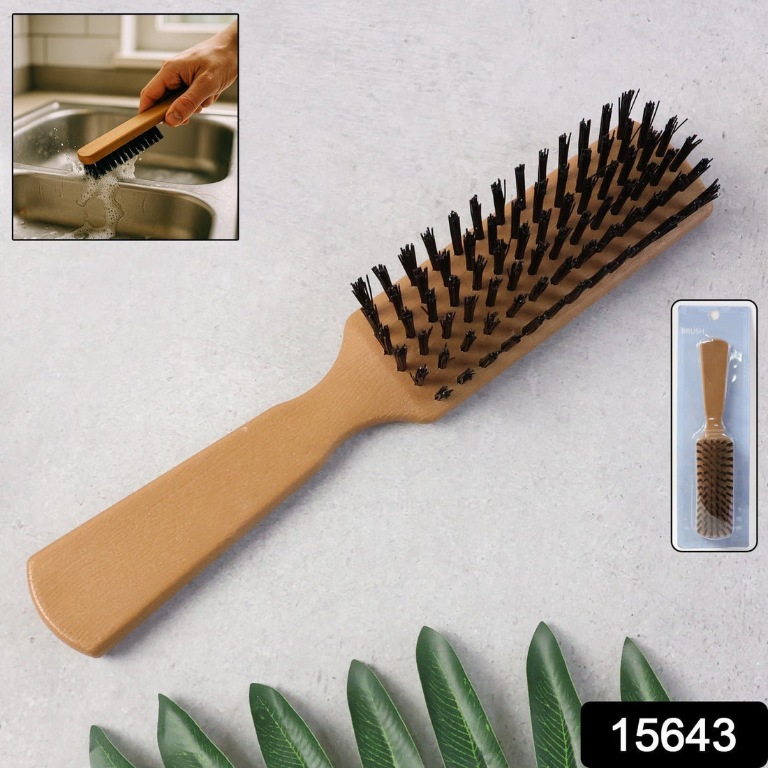 Multipurpose Plastic Handle Cleaning Brush (1 Pc)