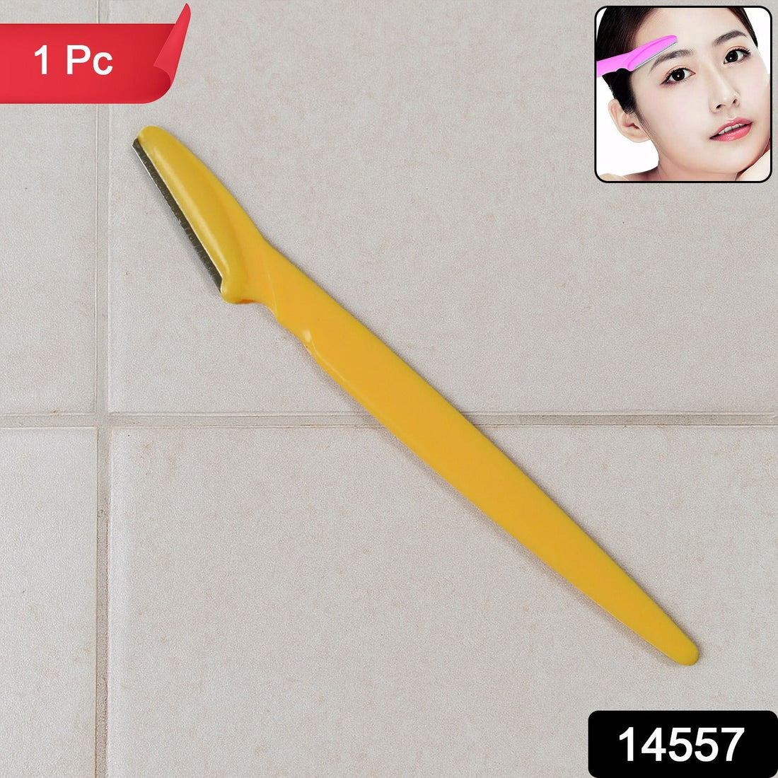 Precision Facial Eyebrow Razor and Trimmer (1 Pc)