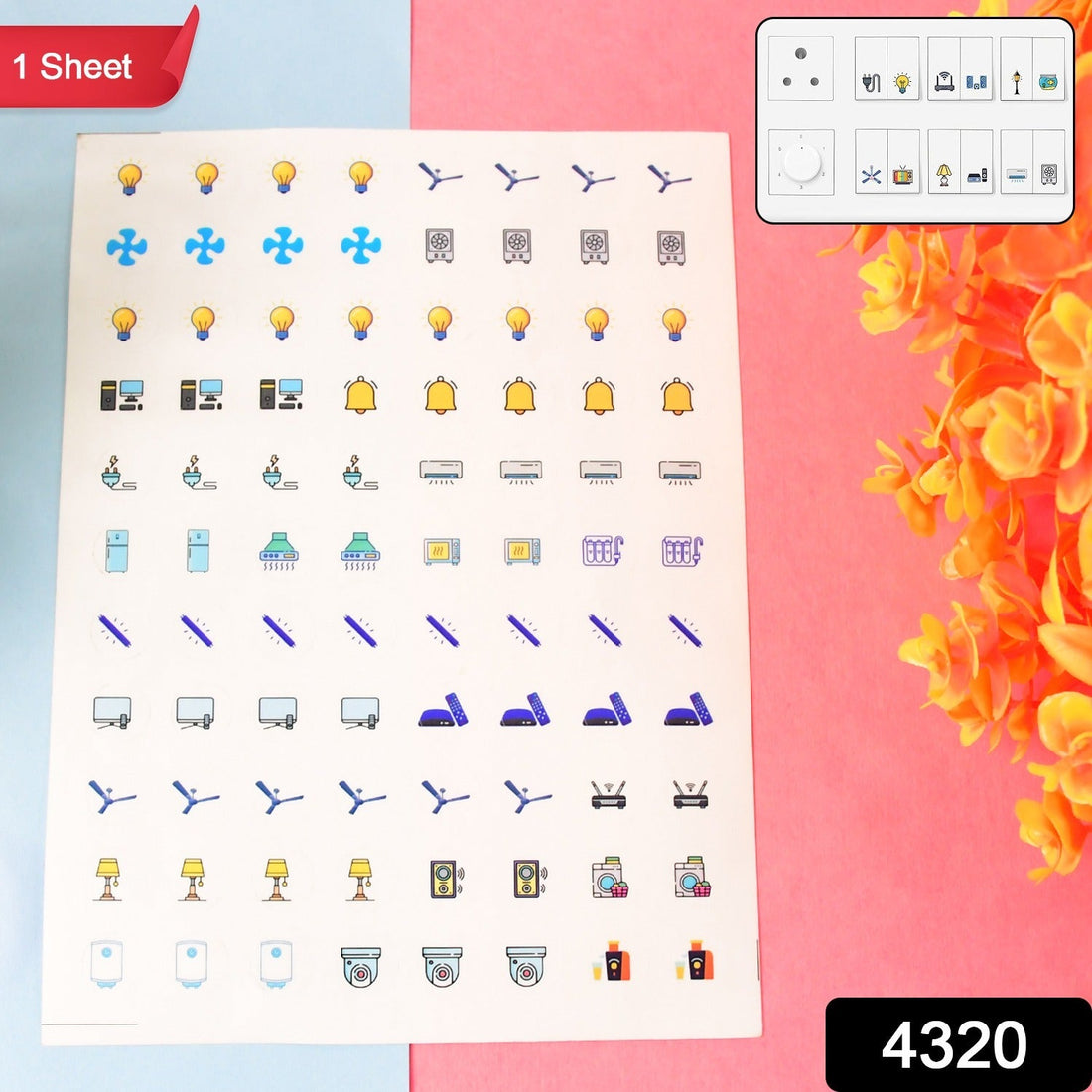 Quick Mark Icon Stickers for Switches