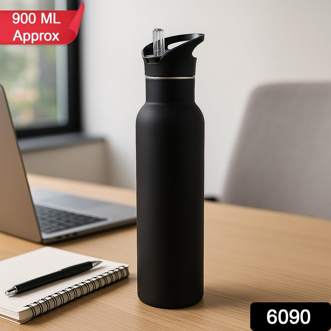 Matte Finish Leak-Proof Sports Water Bottle