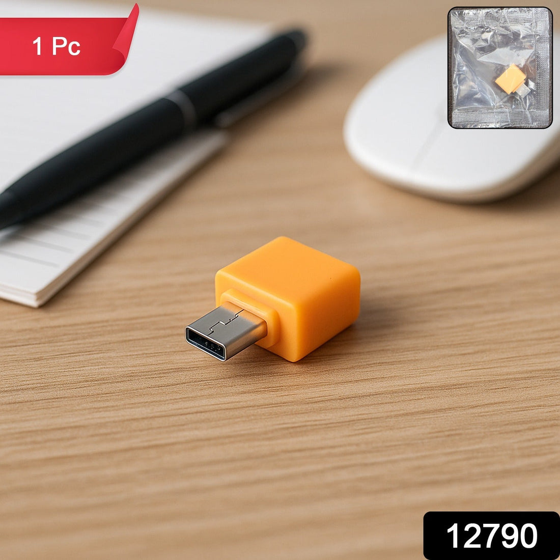 Micro USB OTG Adapter - (1 Pc / Mix Color)