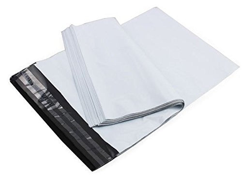 Tamper-proof shipping polybag, white color