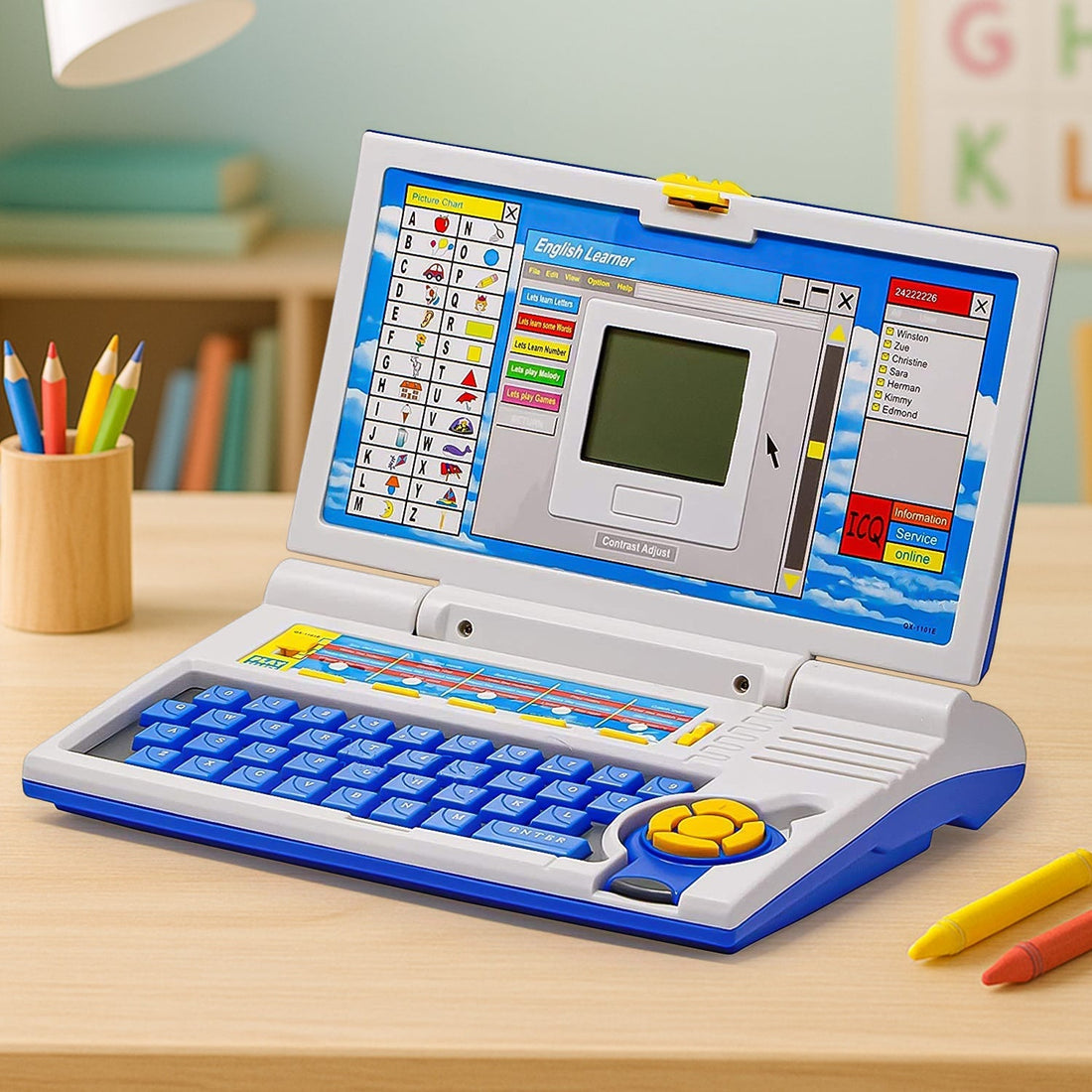 English Learner Educational Laptop Toy – 20 Learning Activities