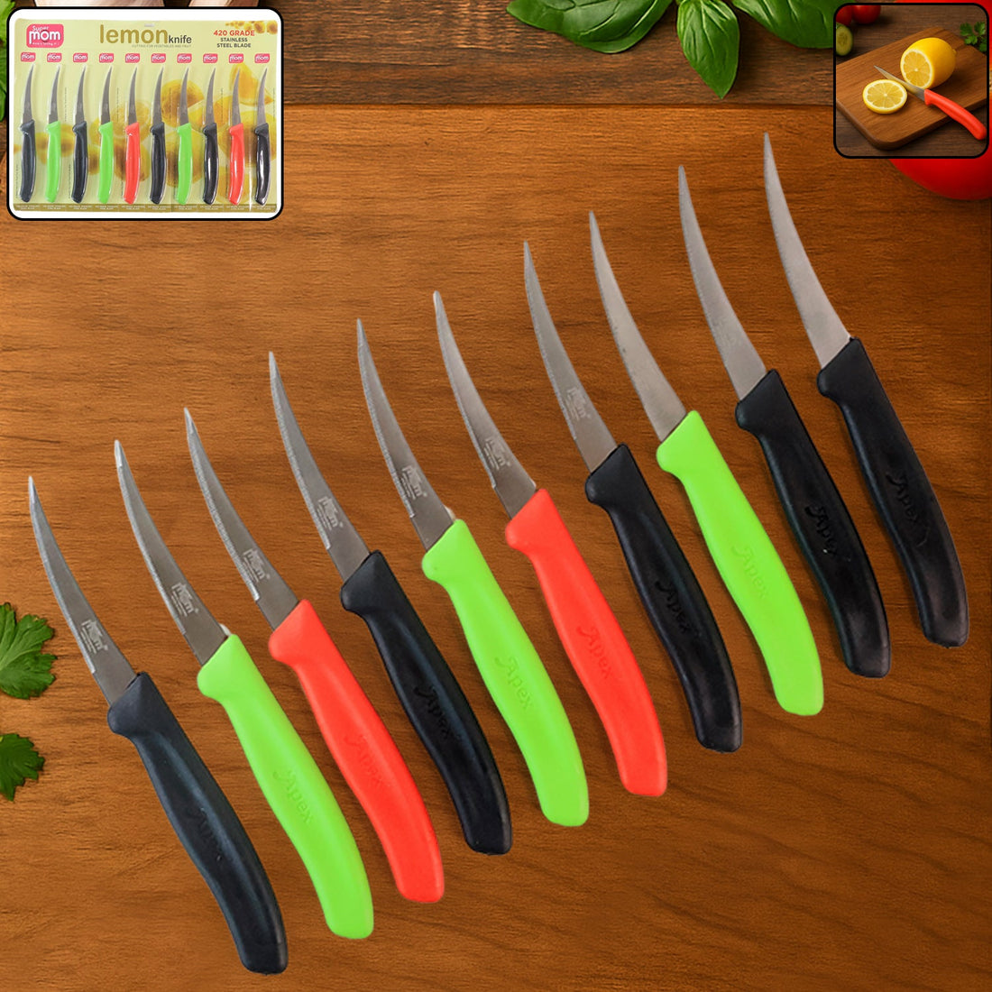 Supermom Stainless Steel Lemon Knife (10 Pc / Set)