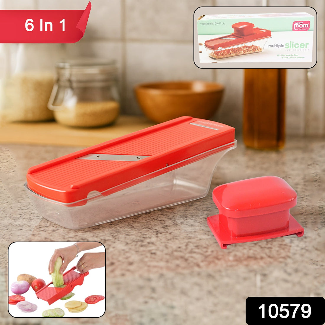 Supermom Vegetable and Dry Fruit Multiple Slicer (1 Pc)