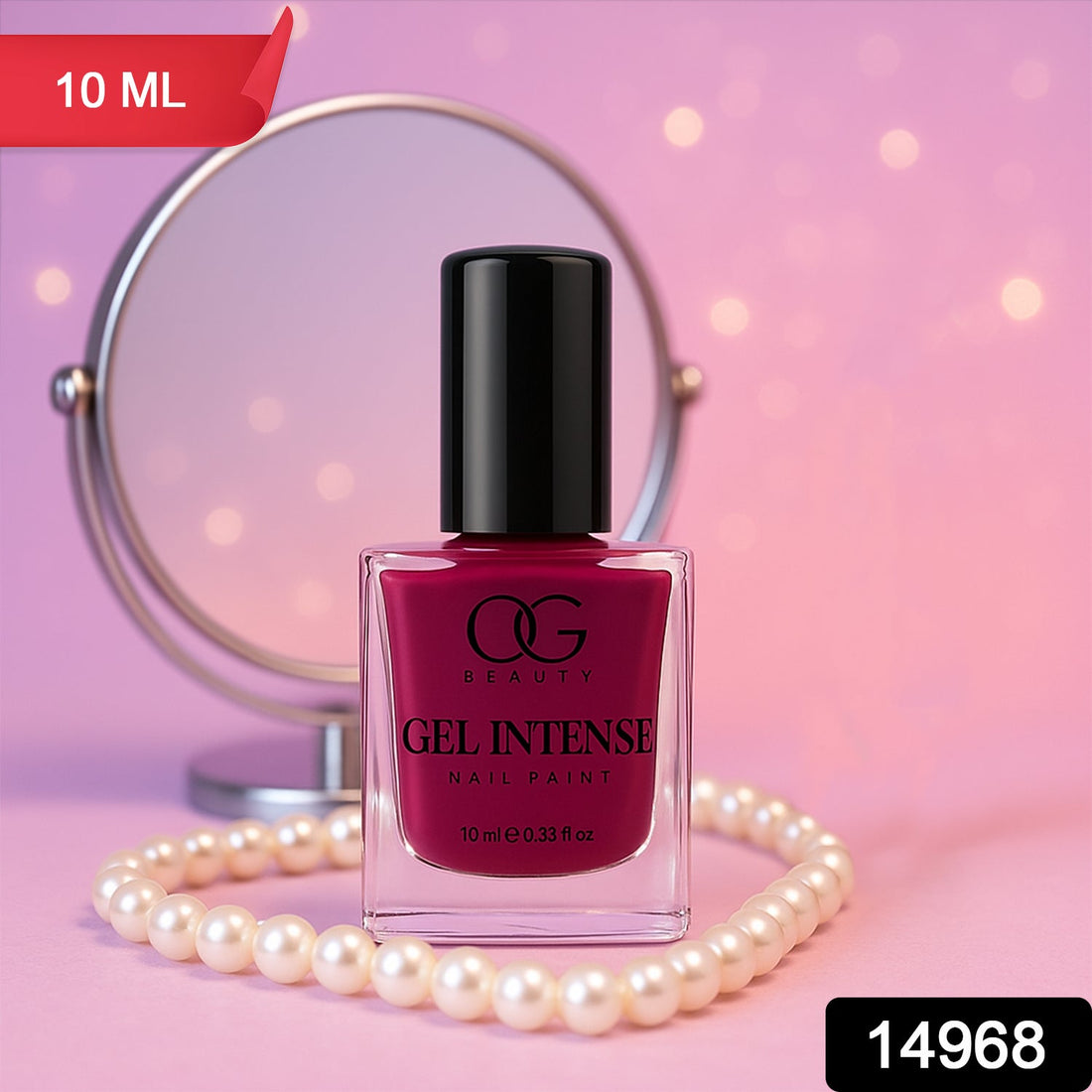 OG Beauty Burgundy Plum Gel Intense Nail Polish (1 Pc / 10 ML)