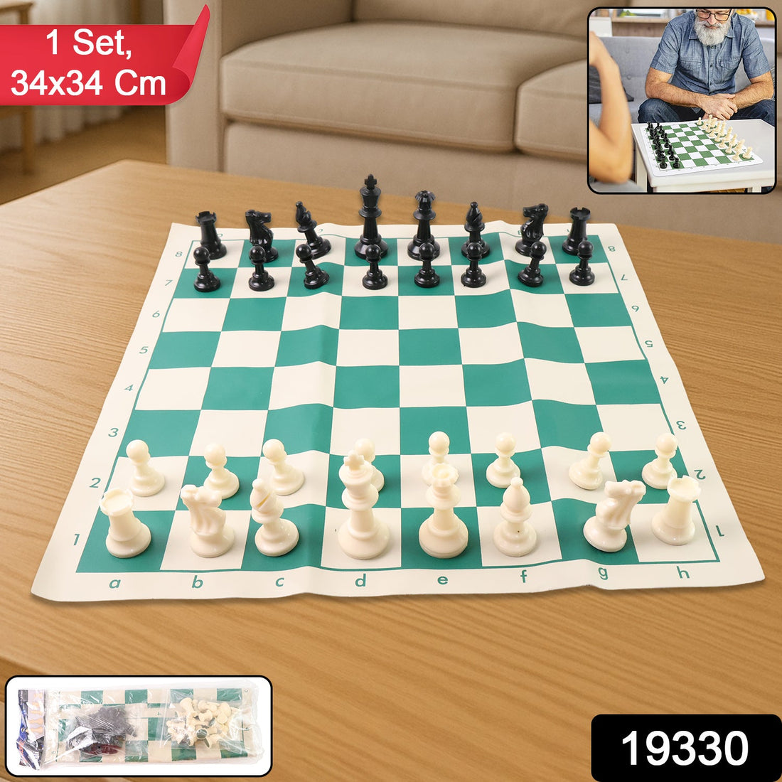 Deluxe Small Chess Set 