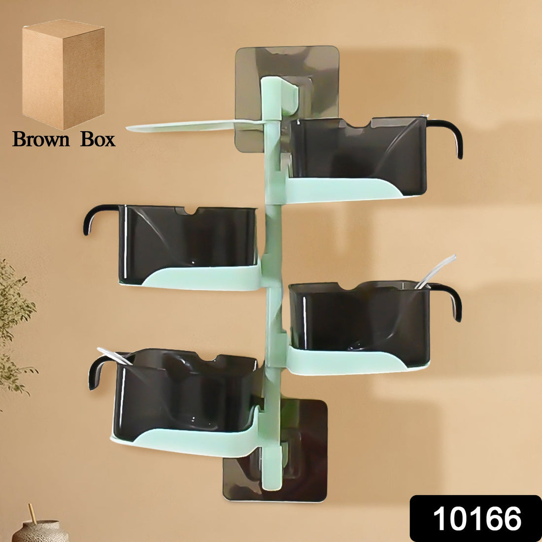 Rotating Spice Rack with 5 Sections