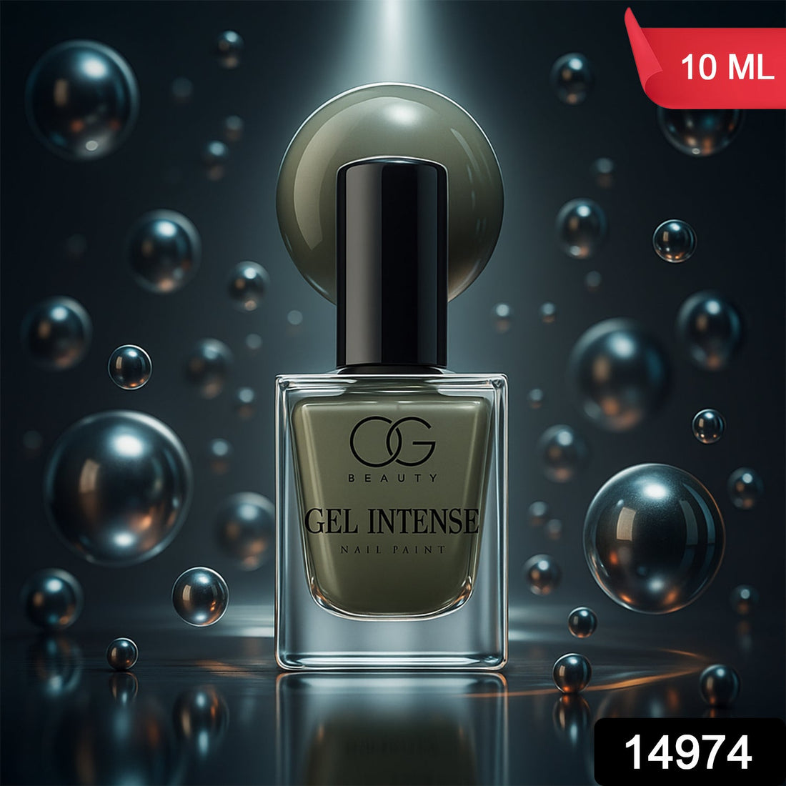 OG Beauty Pearl Grey Gel Intense Nail Polish (1 Pc / 10 ML)