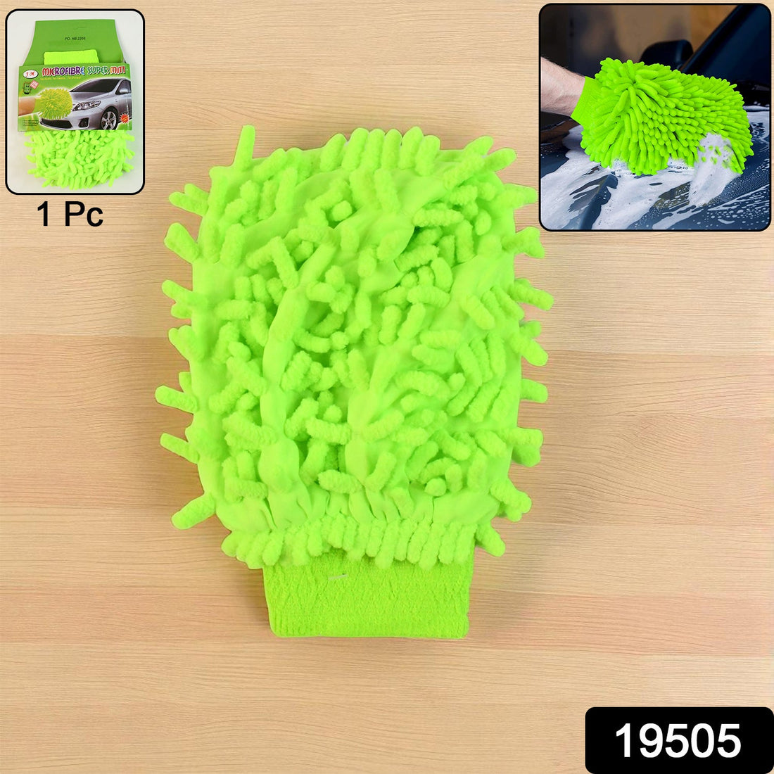 Microfiber Car Wash Glove Mitt For Car,Bike,Home & Surface