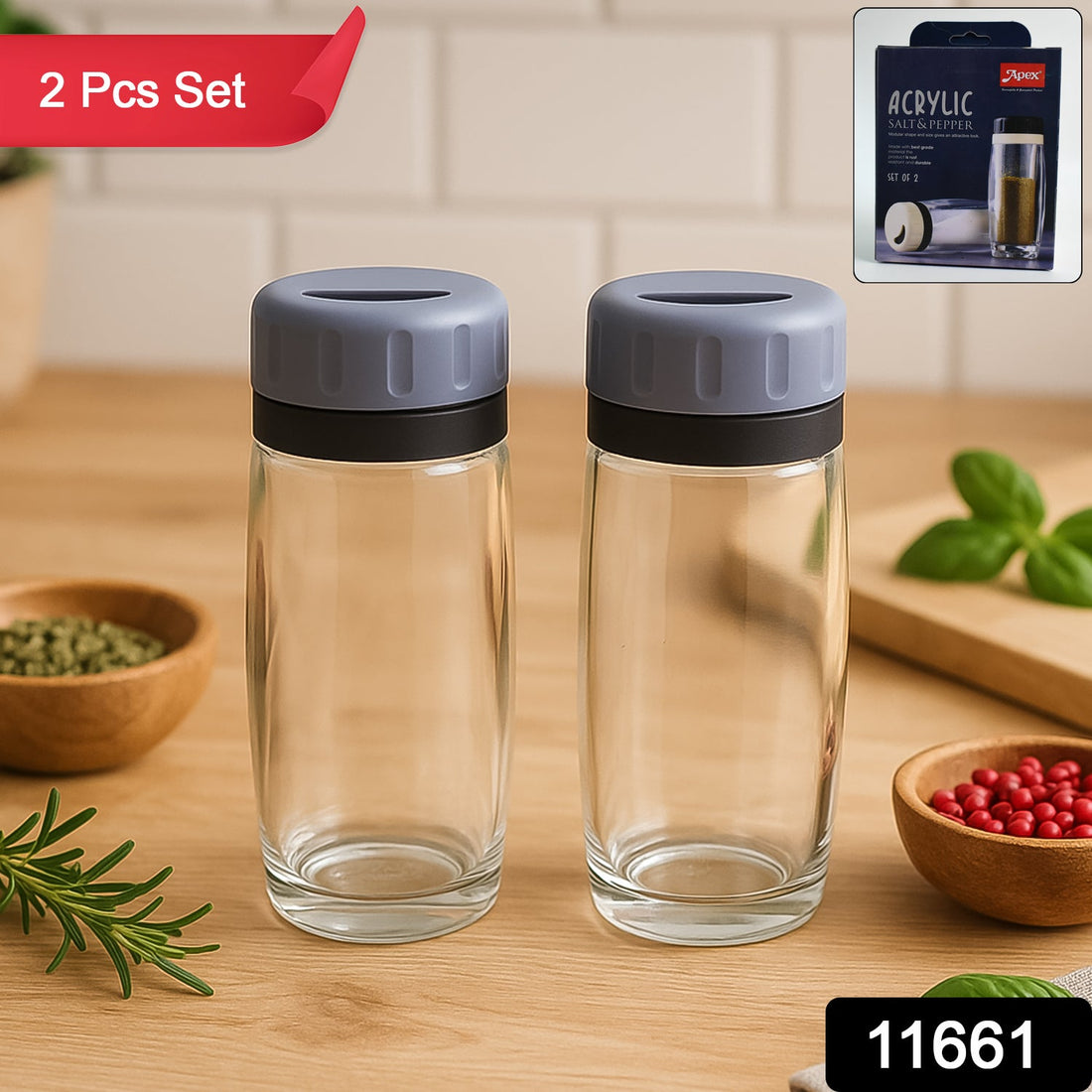 Clear View Spice Pair